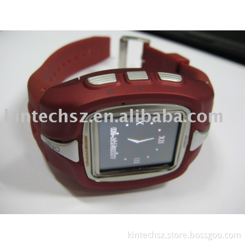 MP3/MP4, 1.3" 260k TFT Touch Screen Watch Mobile Phone G800